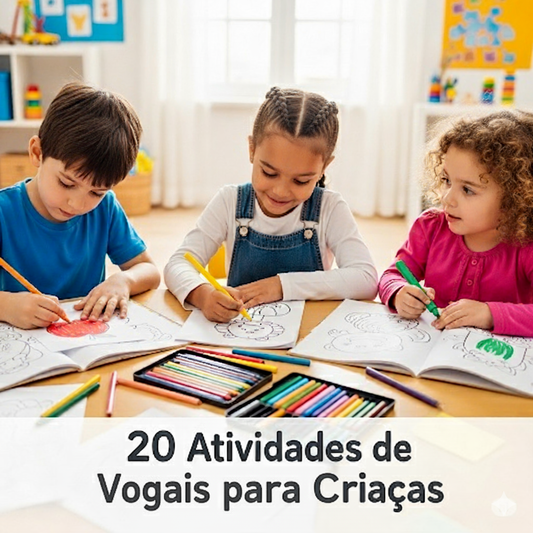 Vogais - 20 Atividades em PDF